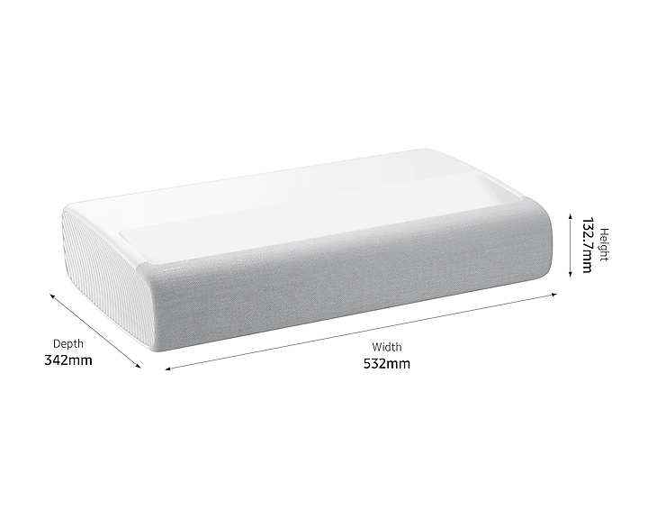 Samsung The Premiere LSP9T HDR 4K Ultra HD Smart Ultra Short Throw Triple Laser Projector, 130 inch, 2800 Lumens - Image 2