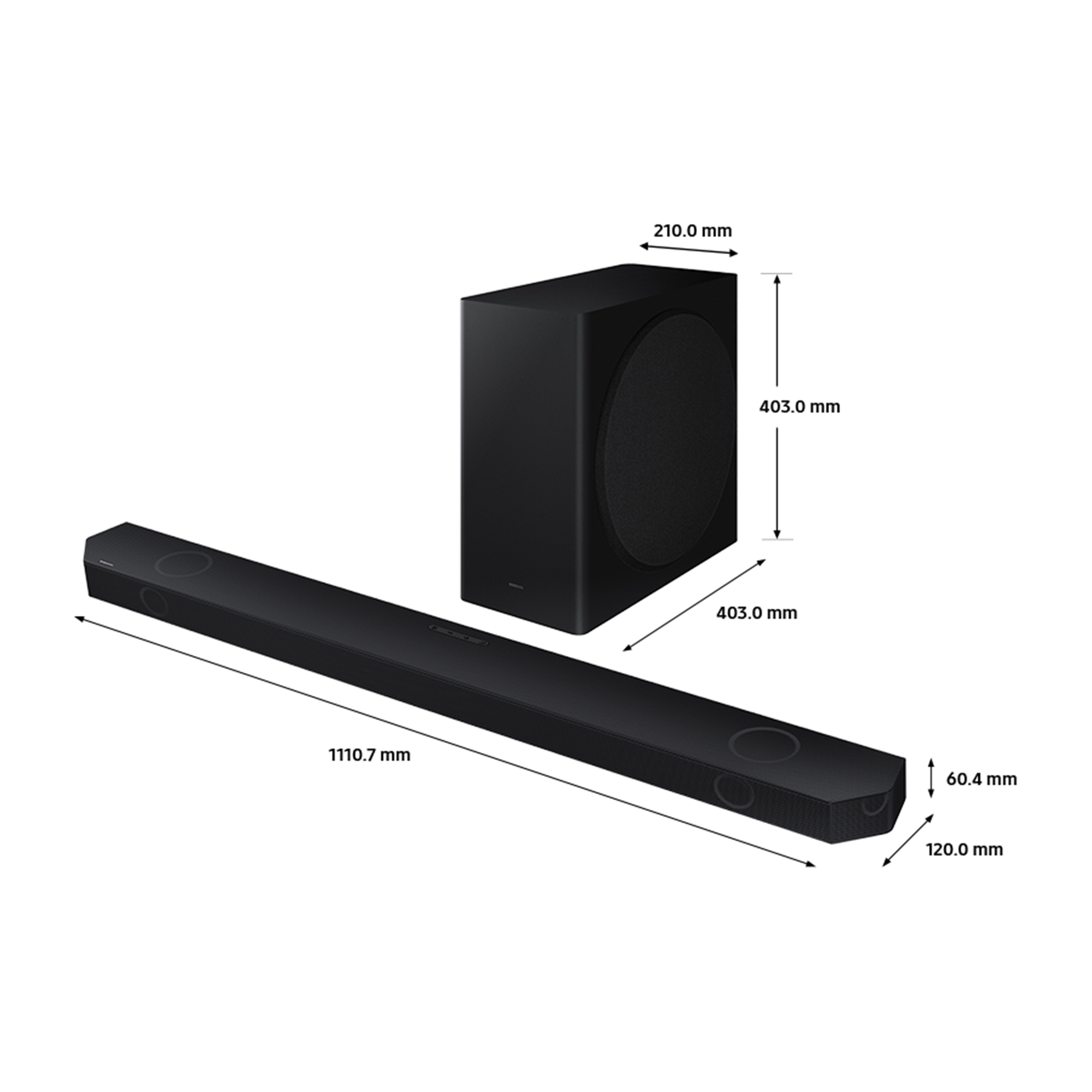 Samsung HW-Q800C Soundbar 5.1.2Ch Q Symphony with Wireless Dolby Atmos & Alexa built-in - Image 10