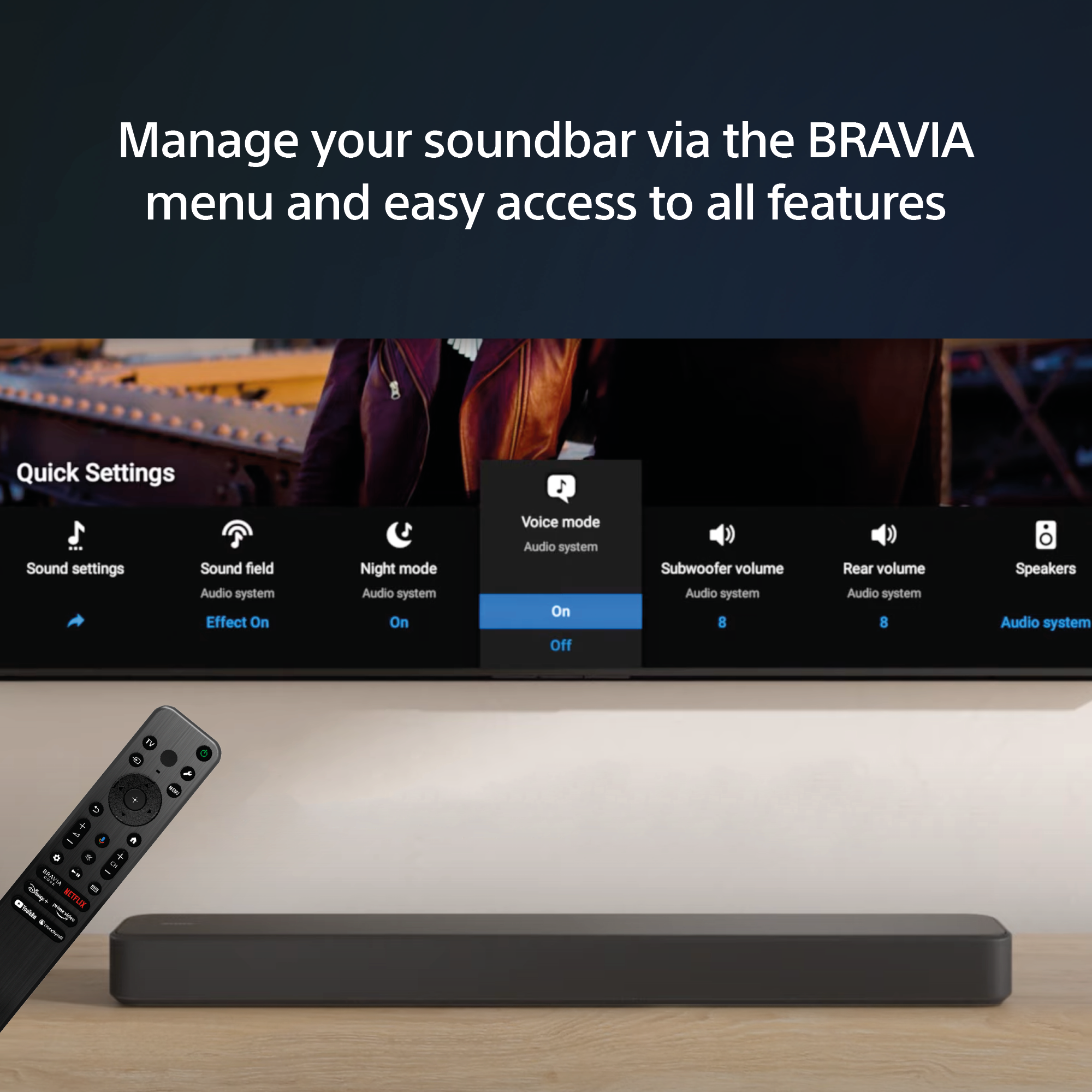 Sony HTS2000.CEK Dolby Atmos®/DTS:X® 3.1ch Soundbar - Image 7
