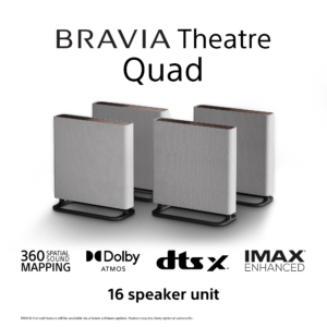 Sony BRAVIA Theatre Quad Flagship Home Theatre System 360 Spatial Sound Mapping Dolby Atmos® DTS:X®