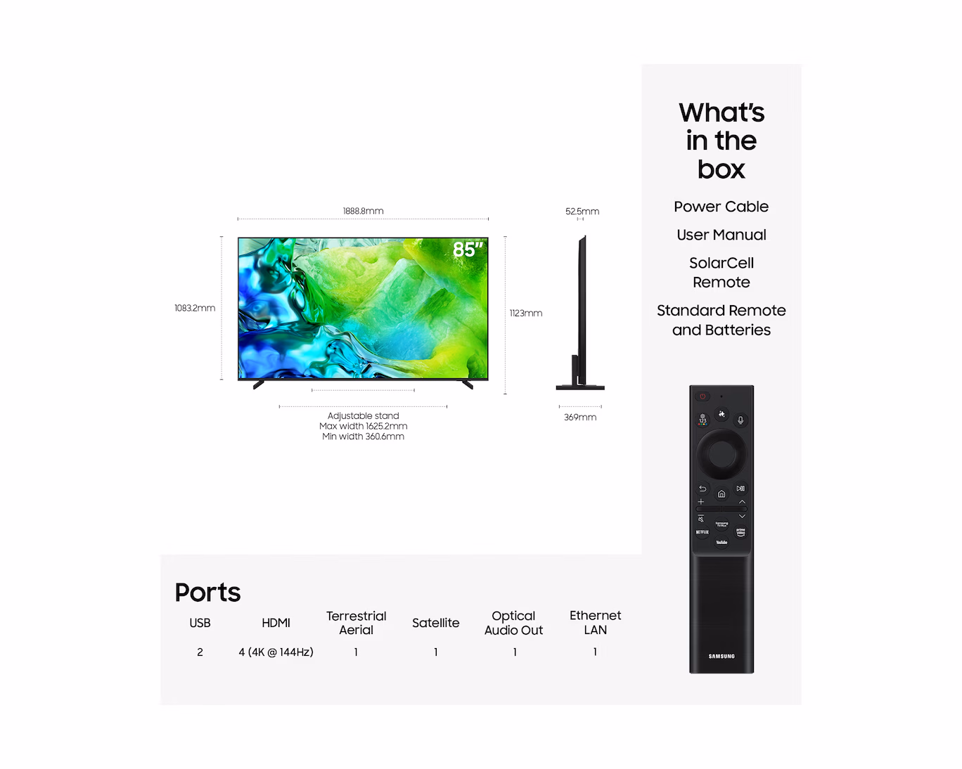 Samsung QE85QN80HAUXXU 85" 4K Neo QLED Vision AI Smart TV - Image 6